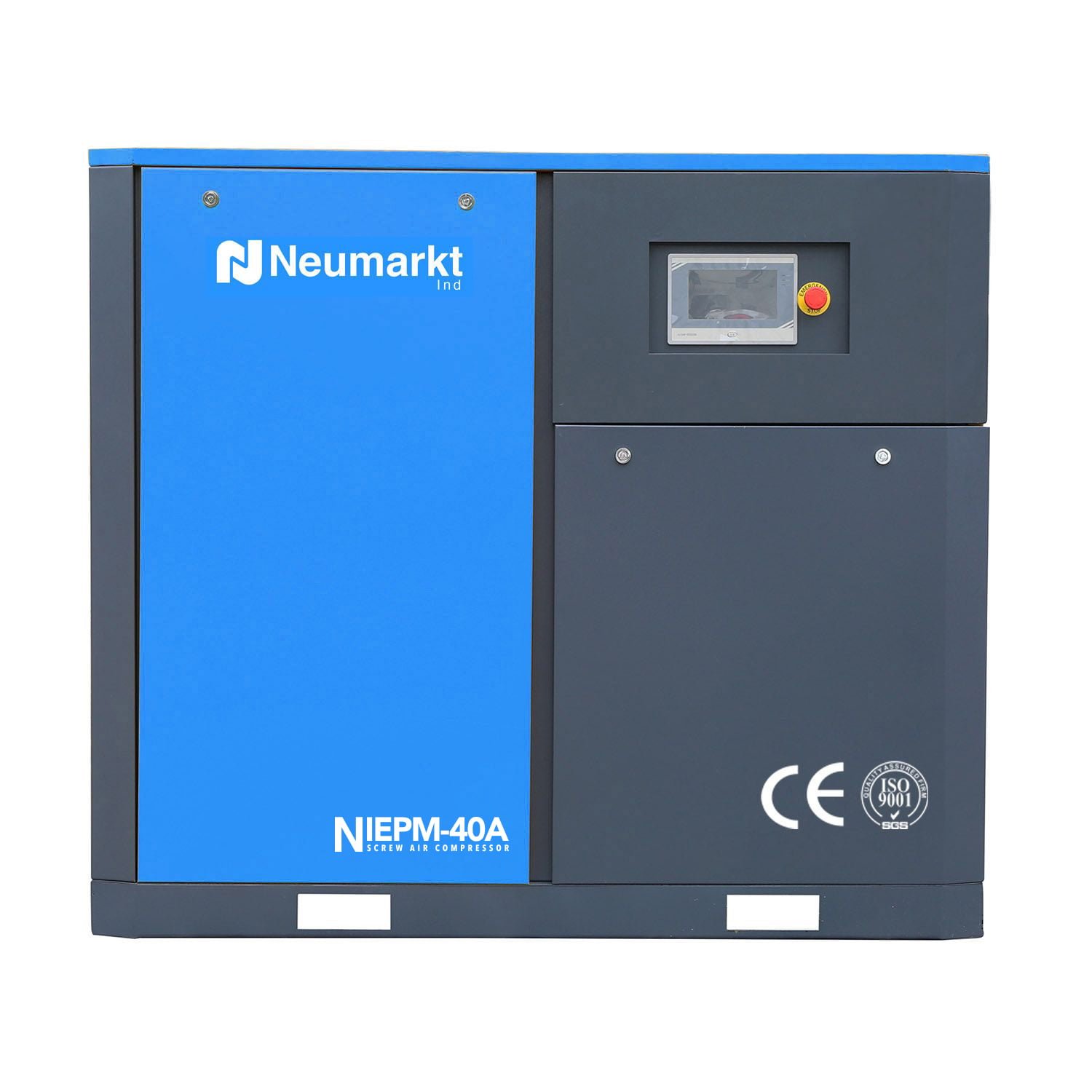 Compresor de Tornillo 40 HP IMÁN PERMANENTE Neumarkt velocidad Variable NIEPM-40A